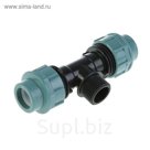 Тройник ПНД STR, 25 мм х 1" х 25 мм, наружная резьба