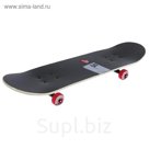 Скейтборд "Ястреб", колеса PU, d= 50 мм, ABEC 9, алюминиевая рама, канадский клен 9 слоев