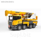 Автокран SCANIA BRUDER 03-570 с модулем, световые и звуковые эффекты