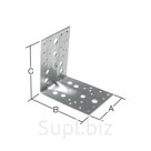 Уголок крепежный усиленный 40х90x90 мм KUU 1 8 мм белый цинк STARFIX SMP 44626 1