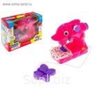 Швейная машинка "Дельфин", световые и звуковые эффекты, работает от батареек