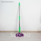 Швабра с отжимом, насадка из микрофибры, 110 см