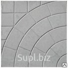 Плитка тротуарная серая "Колодец" (300х300х30мм)