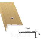 Латунный угловой порог с открытым креплением ЛПО 2410