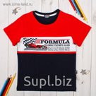 Футболка для мальчика "Формула", рост 146 см (76), цвет тёмно-синий, принт формула ПДД980804