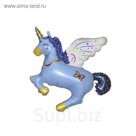 Шар фольгированный 44" "Единорог волшебный", цвет синий