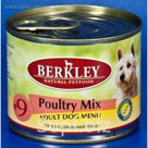 Консервы Berkley №9 для собак, рагу из птицы, 200г
