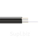 Кабель оптический абонентский FTTH 1 волоконный G 652 D с тросом LSZH Россия
