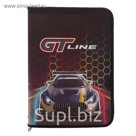 Папка для тетрадей А4, молния вокруг, пластиковая Gt line