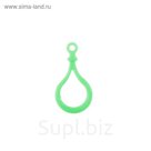 Карабин пластик "Цветной" МИКС 5,1х2,7 см