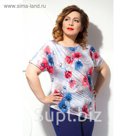 Блуза женская, размер 58, цвет серый Б-129/2