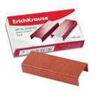 Скобы для степлера ERICH KRAUSE, №24/6, 1000 штук, медное покрытие