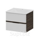 M55FHX0802VF32 BLISS, База под раковину, подвесная, 80см, ящики, венге, структурный