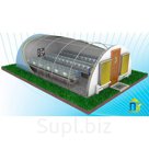 Кроликоферма под ключ, также можем сооружать тентовые  ангары любого размера и конструкции.