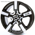 Диск OZ Versilia 9,5x20 5x120 ET52 d79 Matt Black Diamond Cut (W0181420454) dXL