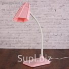 Лампа настольная сенсор 3 режима 3W USB АКБ "Грани" розовая 42х11х14,5 см