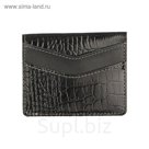 Картхолдер для карточек без застёжки, цвет чёрный
