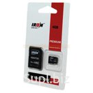 Карта памяти IRON Selection Micro SDHC 4 Gb Class 6 с адаптером SD