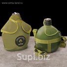 Фляжка армейская в чехле "Танковые войска", 1 л