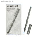 Ручка-роллер Uni-Ball II Micro UB-104 0.5мм синие чернила