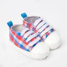 Пинетки детские для мальчика Крошка Я Клетка р р 13 синий красный