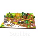 Развивающая деревянная игра Овощи на грядке