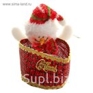 Карнавальный аксессуар "Конфетница. Снеговичок"