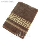 Полотенце махровое Fiesta Versace 70*130 см болотный 500гр/м, бамбук
