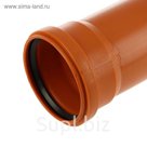 Труба канализационная VALFEX, наружная, d=110 мм, 2000 мм