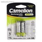 Аккумулятор Camelion, AA, Ni-Cd, KR6-2BL (NC-AA800BP2), 1.2В, 800mAh, блистер, 2 шт.