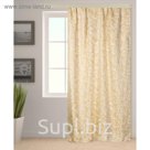 Штора портьерная "Этель" 135х270 см Возрождение бежевый (вид 2),100% п/э