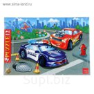 Пазлы "Полиция", 12 элементов