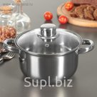 Кастрюля с крышкой "Роскошь" 1,5 л, d=17 см