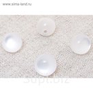 Пуговица декоративная "Жемчуг", 8мм, цвет прозрачный