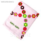 Полотенце велюровое банное Купу-Купу "Конфети", размер 70х130 см, цвет розовый, хлопок 100%, 420 г/м2