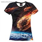 Футболка женская "Метеориты", размер 5XL STI-386884