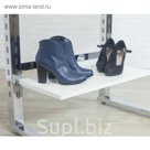 Полкодержатель усиленный L=50см, пара, хром