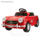 Электромобиль MERCEDES-BENZ 300SL, с радиоуправлением, свет и звук, цвет красный