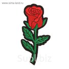 Декор на булавке "Роза" для одежды, сумок, обуви