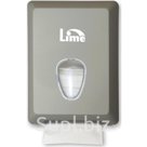 A62201SATS: Диспенсер для листовой туалетной бумаги LIME Mini (химически и ударостойкий пластик, серебристый)