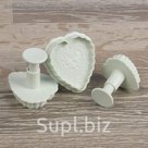 Набор плунжеров кондитерских "Кружева сердце", 3 шт