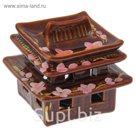 Аромалампа "Китайский домик" коричневая