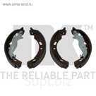 Колодки тормозные дисковые, комплект NK 2725762