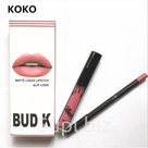 Набор жидкая матовая помада+карандаш BUD K