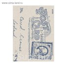 Ковёр прямоугольный Cottage 4527 9A01wool blue, размер 80х150 см