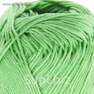 Пряжа "Coco" 100% мерсеризованный хлопок 240м/50гр (4324 зелен)