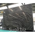 Мрамор. Плитка мраморная, 60*60*1,8 см. Черный (Black Forest Leather)