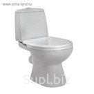 Унитаз-компакт "Цезарь" прямой выпуск, 2-реж. арматура, сиденье дюропласт
