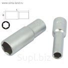 Головка торцевая MASTER, глубокая, 11 мм, 1/2", 6-гранная
