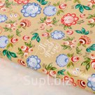 Бумага упаковочная глянцевая  "Городецкая роспись", 70 х 100 см